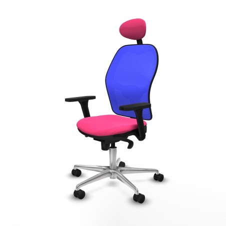 Sedia Ufficio con Poggiatesta Jorquera Piqueras y Crespo 3D086N1 Rosa
