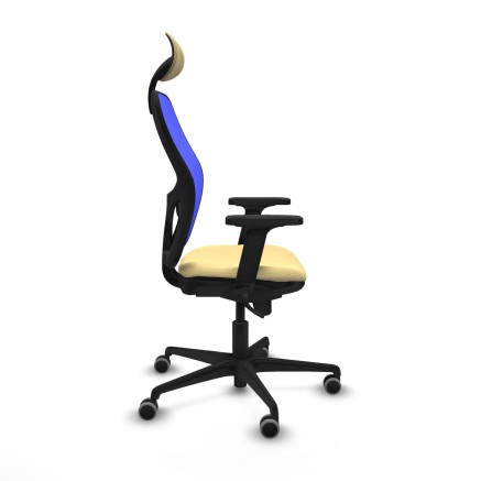 Office Chair with Headrest Jorquera Piqueras y Crespo 2D036G1 Cream 2
