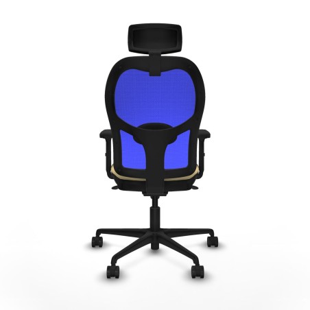 Sedia Ufficio con Poggiatesta Jorquera Piqueras y Crespo 2D036N2 Crema