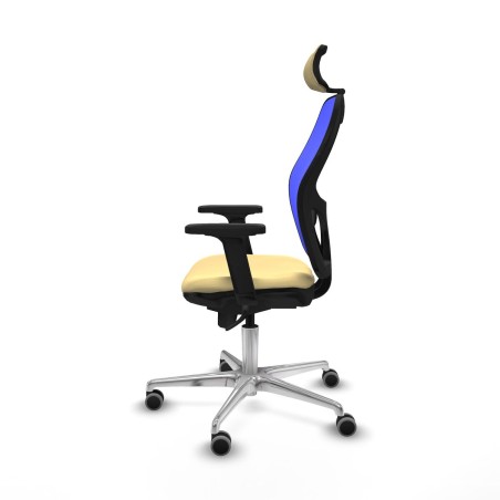 Sedia Ufficio con Poggiatesta Jorquera Piqueras y Crespo 2D086G2 Crema