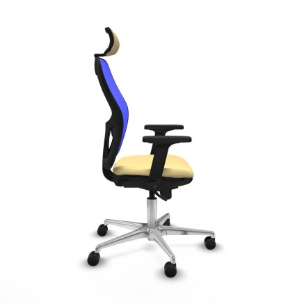 Office Chair with Headrest Jorquera Piqueras y Crespo 2D086N2 Cream 2