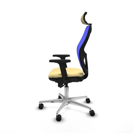 Sedia Ufficio con Poggiatesta Jorquera Piqueras y Crespo 2D086N2 Crema