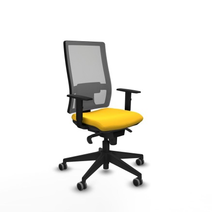 Chaise de Bureau Piqueras y Crespo 1D066G0 Jaune