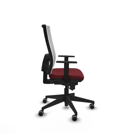Sedia da Ufficio Piqueras y Crespo 1D066G0 Rosso Granato 2
