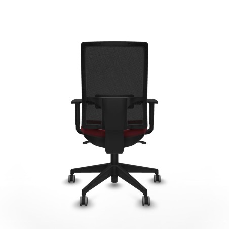 Sedia da Ufficio Piqueras y Crespo 1D066G0 Rosso Granato