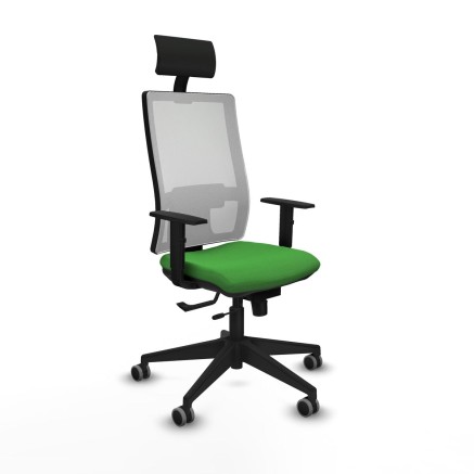 Office Chair with Headrest Piqueras y Crespo 1D066G1 Green