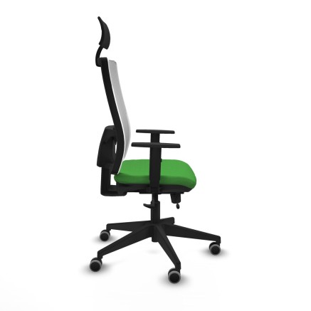 Sedia Ufficio con Poggiatesta Piqueras y Crespo 1D066G1 Verde 2