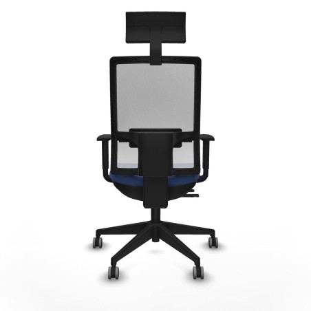 Office Chair with Headrest Piqueras y Crespo 1D066G1 Navy Blue