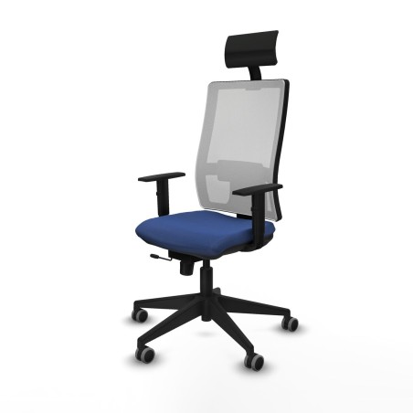 Office Chair with Headrest Piqueras y Crespo 1D066G1 Navy Blue