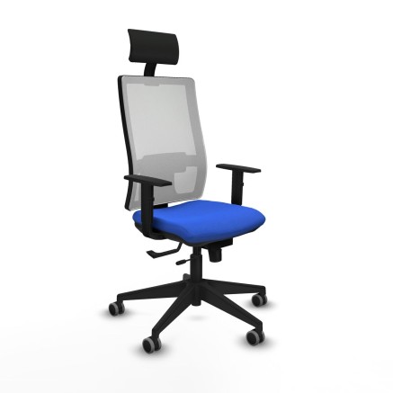 Bürostuhl mit Kopfstütze Piqueras y Crespo 1D066G1 Blau