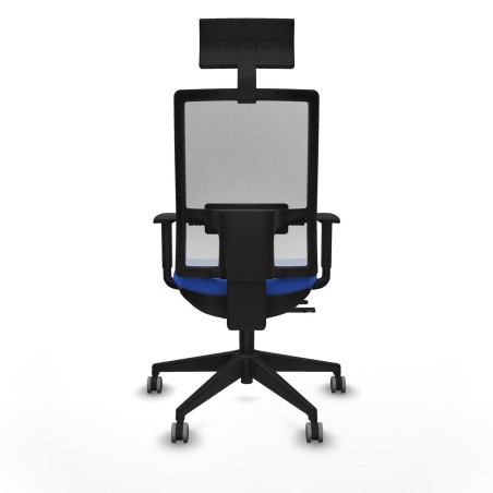 Bürostuhl mit Kopfstütze Piqueras y Crespo 1D066G1 Blau