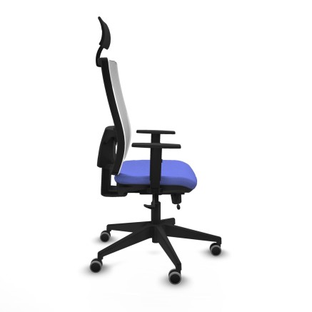 Chaise de Bureau avec Appui-tête Piqueras y Crespo 1D066G1 Bleu clair 2