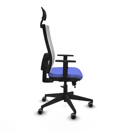 Bürostuhl mit Kopfstütze Piqueras y Crespo 1D066G1 Hellblau