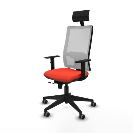 Office Chair with Headrest Piqueras y Crespo 1D066G1 Dark Orange