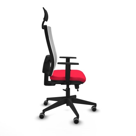 Office Chair with Headrest Piqueras y Crespo 1D066G1 Red 2