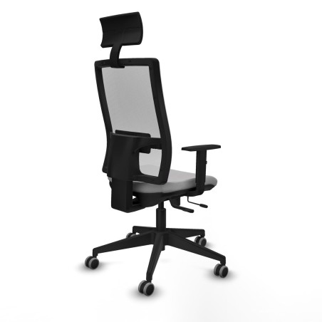 Sedia Ufficio con Poggiatesta Piqueras y Crespo 1D066G1 Grigio chiaro