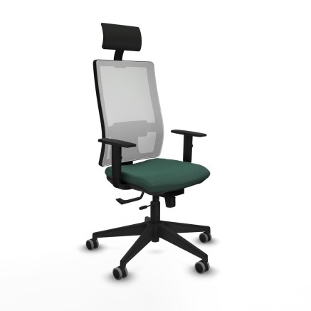 Office Chair with Headrest Piqueras y Crespo 1D066G1 Green