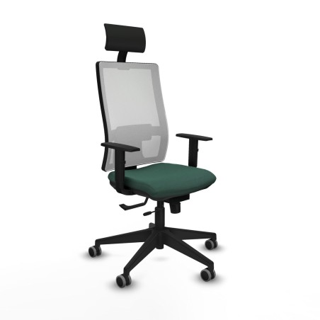 Office Chair with Headrest Piqueras y Crespo 1D066G1 Green