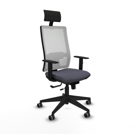 Bürostuhl mit Kopfstütze Piqueras y Crespo 1D066G1 Dunkelgrau