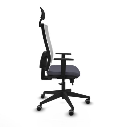 Chaise de Bureau avec Appui-tête Piqueras y Crespo 1D066G1 Gris fonc 2