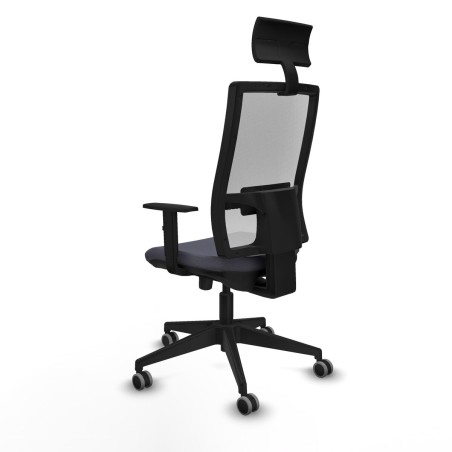 Sedia Ufficio con Poggiatesta Piqueras y Crespo 1D066G1 Grigio scuro