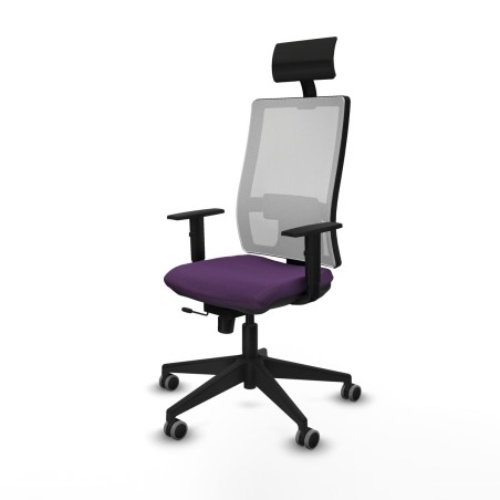 Office Chair with Headrest Piqueras y Crespo 1D066G1 Purple