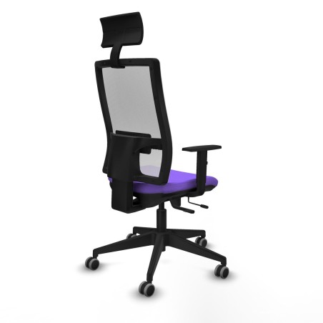 Sedia Ufficio con Poggiatesta Piqueras y Crespo 1D066G1 Lilla