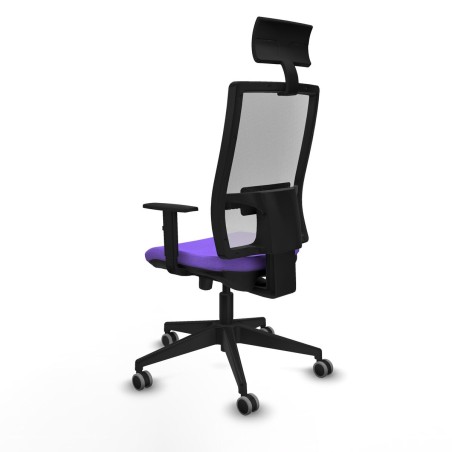 Sedia Ufficio con Poggiatesta Piqueras y Crespo 1D066G1 Lilla