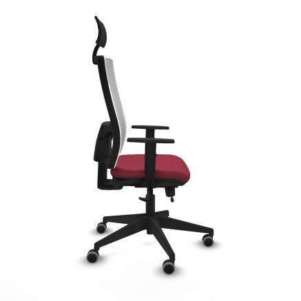 Bürostuhl mit Kopfstütze Piqueras y Crespo 1D066G1 Granatrot 2