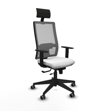 Bürostuhl mit Kopfstütze Piqueras y Crespo 1D066G1 Weiß