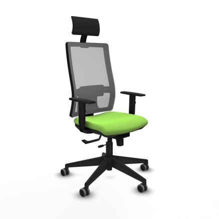 Sedia Ufficio con Poggiatesta Piqueras y Crespo 1D066G1 Pistacchio