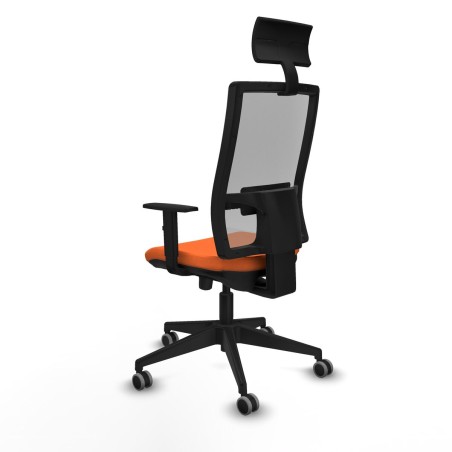 Chaise de Bureau avec Appui-tête Piqueras y Crespo 1D066G1 Orange
