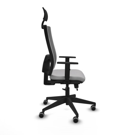 Chaise de Bureau avec Appui-tête Piqueras y Crespo 1D066G1 Gris clair