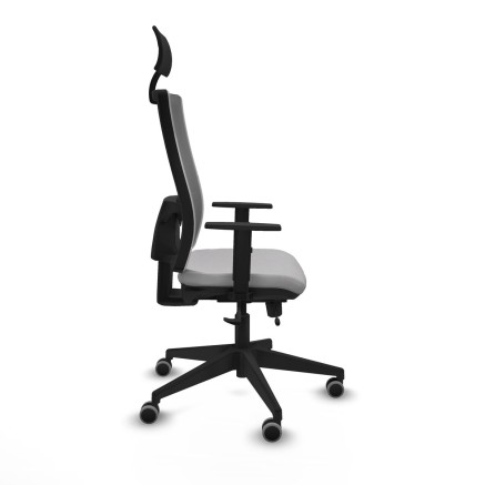 Office Chair with Headrest Piqueras y Crespo 1D066G1 Light grey 2