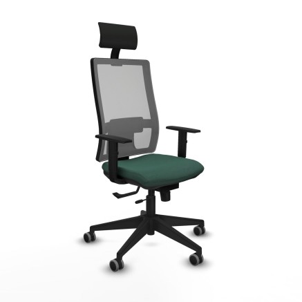 Bürostuhl mit Kopfstütze Piqueras y Crespo 1D066G1 grün