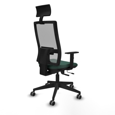 Office Chair with Headrest Piqueras y Crespo 1D066G1 Green