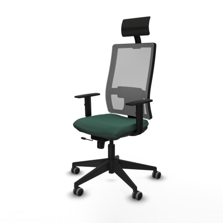 Office Chair with Headrest Piqueras y Crespo 1D066G1 Green