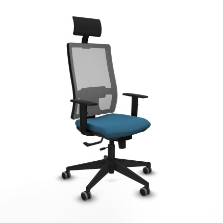Chaise de Bureau avec Appui-tête Piqueras y Crespo 1D066G1 Vert pétr