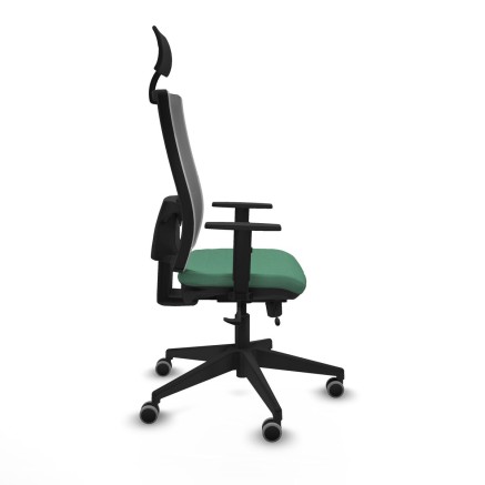 Chaise de Bureau avec Appui-tête Piqueras y Crespo 1D066G1 Vert émer 2