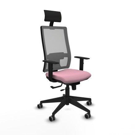 Chaise de Bureau avec Appui-tête Piqueras y Crespo 1D066G1 Rose