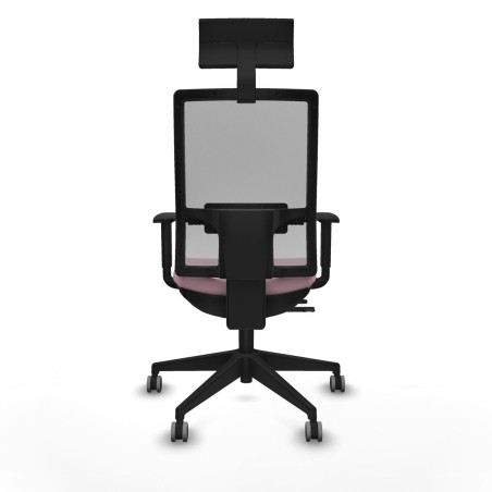 Office Chair with Headrest Piqueras y Crespo 1D066G1 Pink