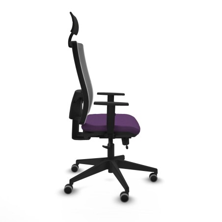 Chaise de Bureau avec Appui-tête Piqueras y Crespo 1D066G1 Violet