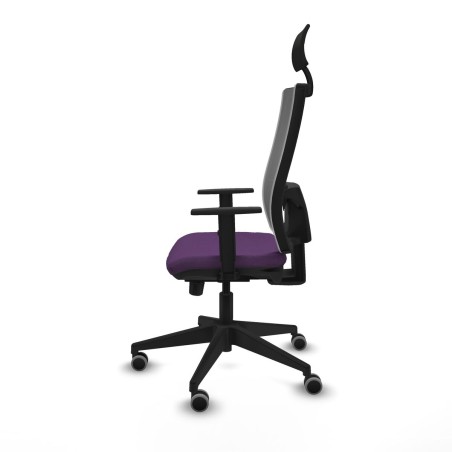 Chaise de Bureau avec Appui-tête Piqueras y Crespo 1D066G1 Violet