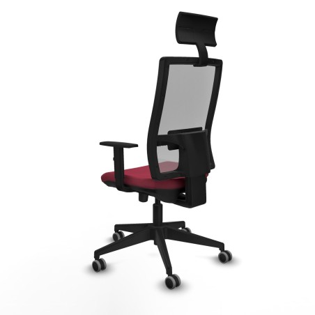 Office Chair with Headrest Piqueras y Crespo 1D066G1 Maroon