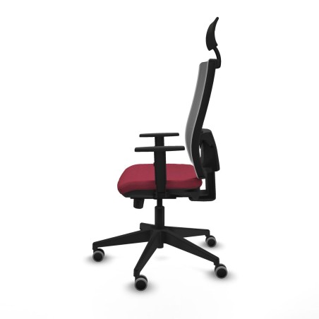 Office Chair with Headrest Piqueras y Crespo 1D066G1 Maroon