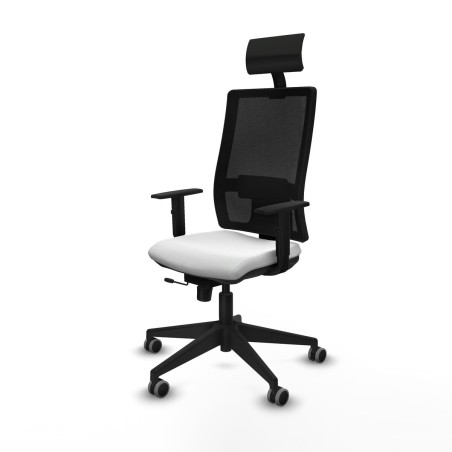 Bürostuhl mit Kopfstütze Piqueras y Crespo 1D066G1 Weiß