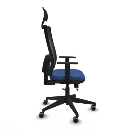 Bürostuhl mit Kopfstütze Piqueras y Crespo 1D066G1 Marineblau