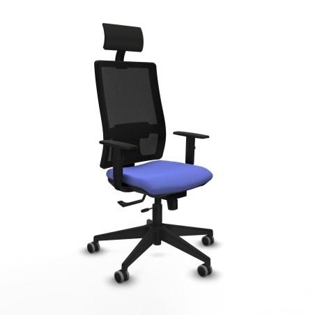 Chaise de Bureau avec Appui-tête Piqueras y Crespo 1D066G1 Bleu clair