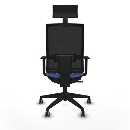 Sedia Ufficio con Poggiatesta Piqueras y Crespo 1D066G1 Azzurro Chiaro
