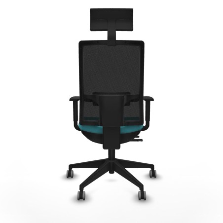Chaise de Bureau avec Appui-tête Piqueras y Crespo 1D066G1 Turquoise